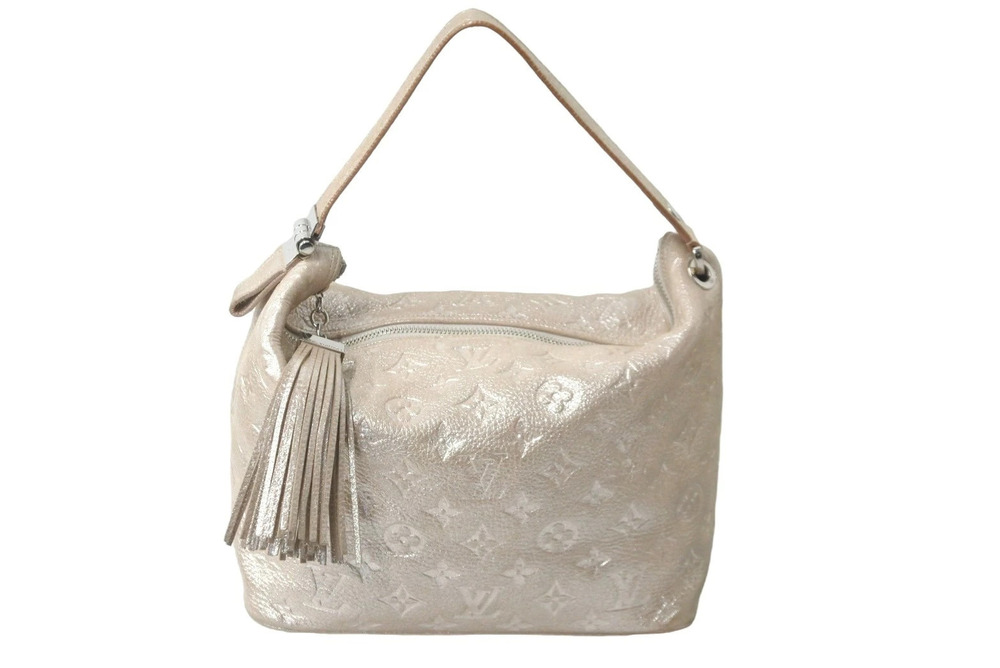 Louis Vuitton Monogram Shimmer Halo Handbag Peche Fringe